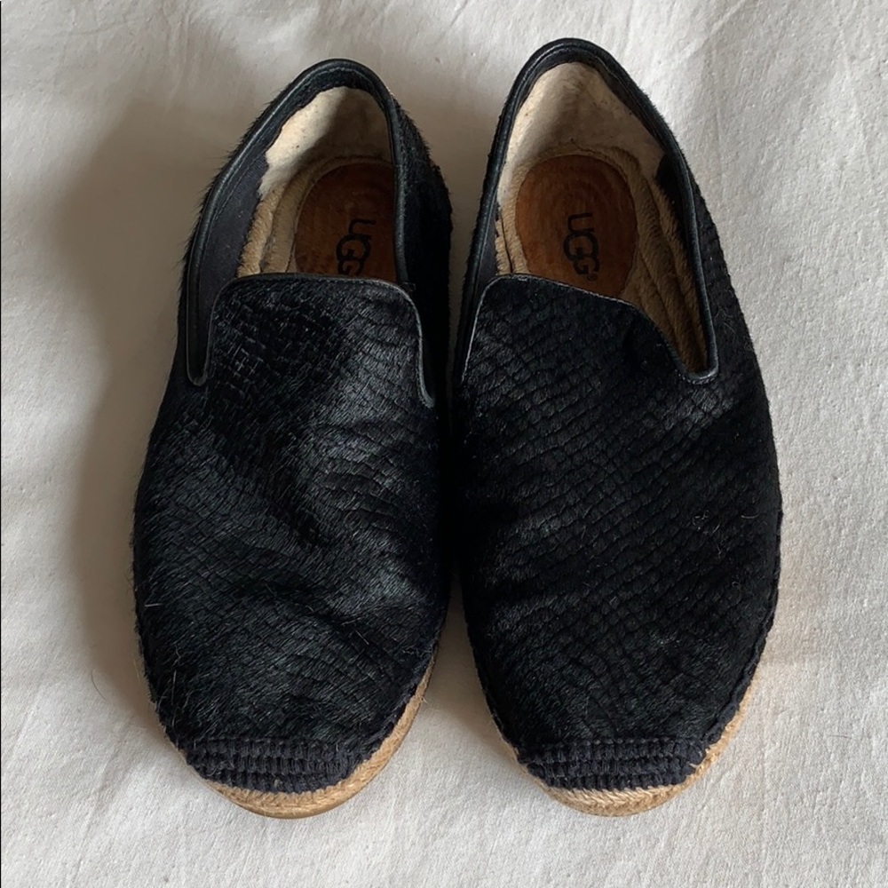 UGG Sandrinne Calf Hair Espadrilles